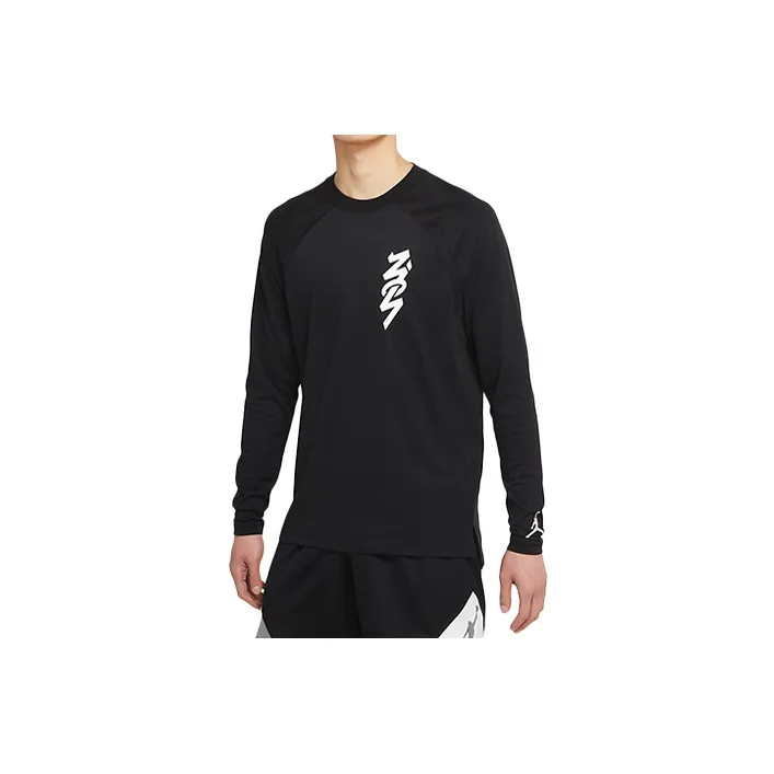 Jordan ZION SHOOTING SHIRT T Shirts Men Black-0