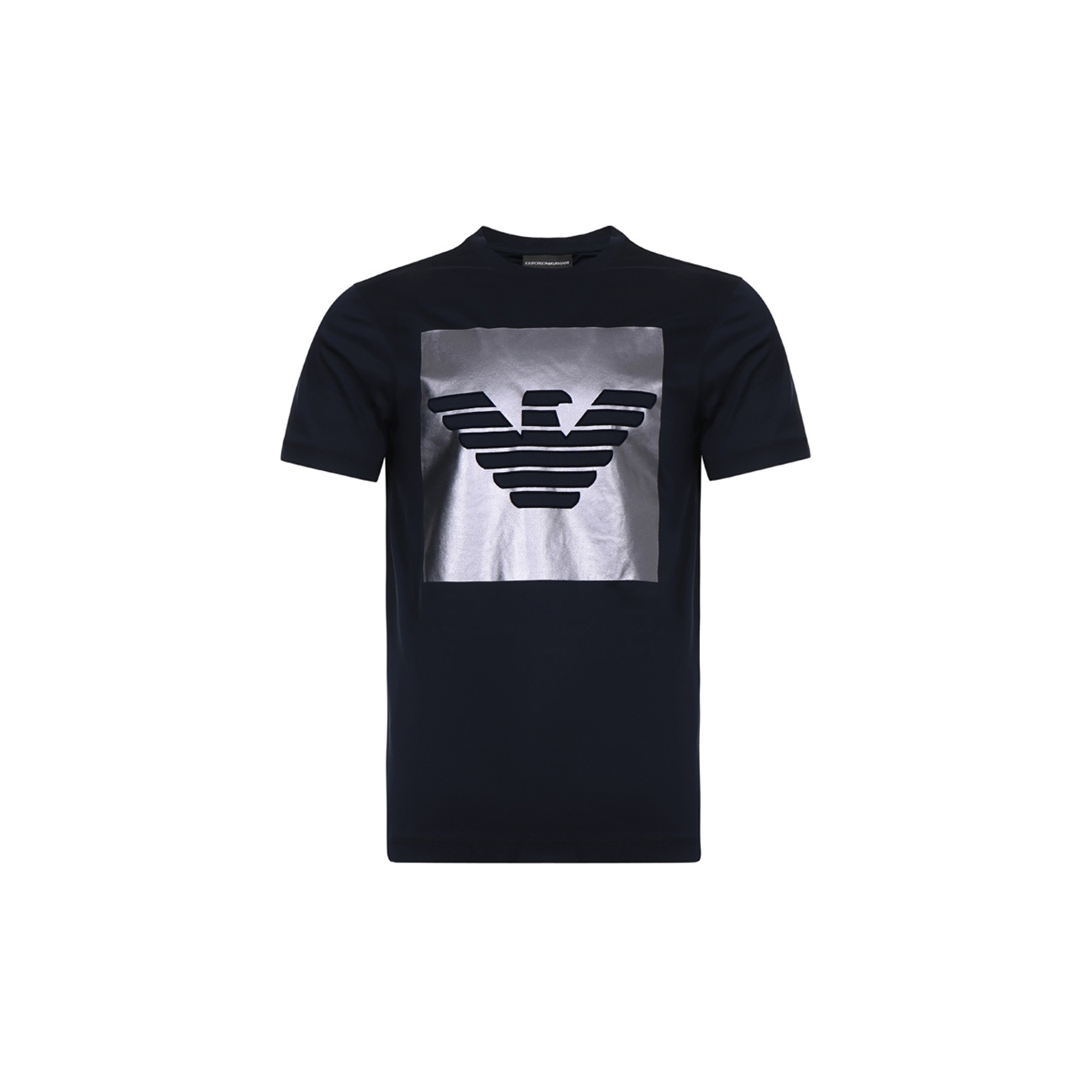 EMPORIO ARMANI T Shirts Men Marine Blue POIZON