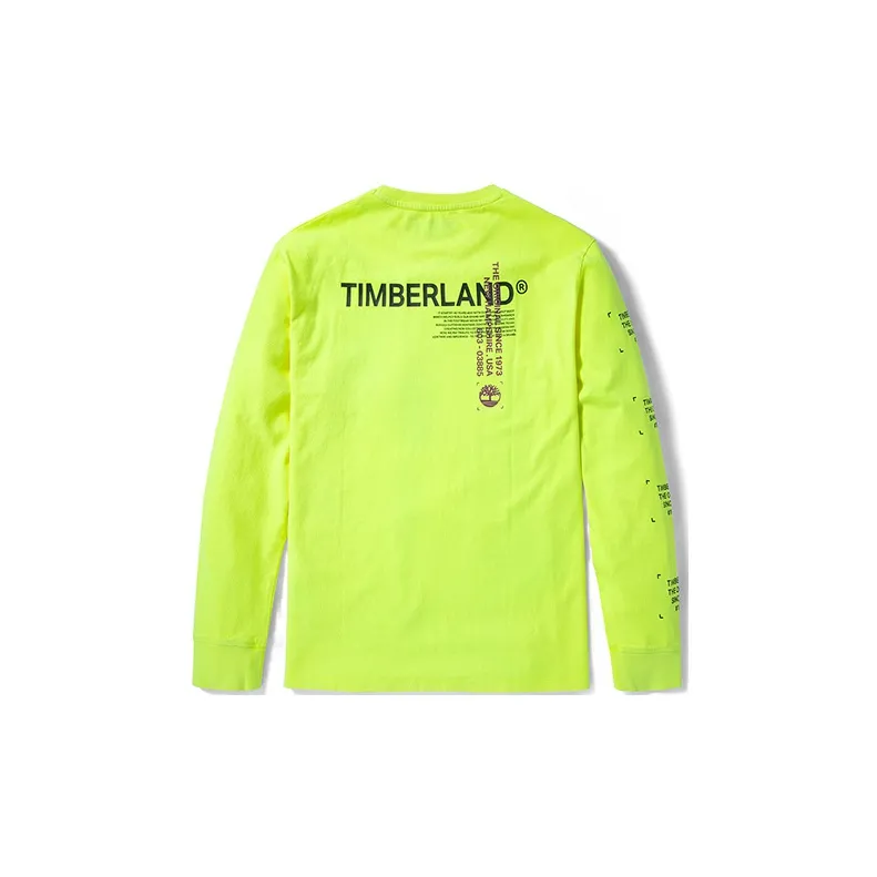 Timberland T Shirts Men Bright Yellow-1