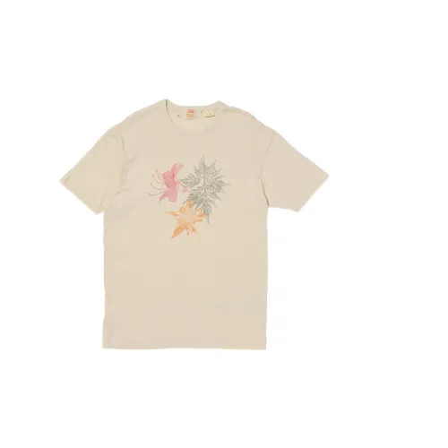 Levis T-Shirts Men Apricot Cream