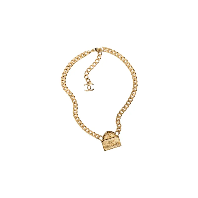 CHANEL Necklaces Women's Gold-0