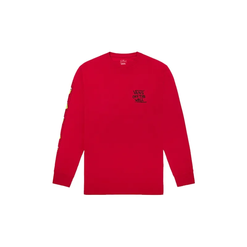 Vans Simpson Crossover T Shirts Men Red-1