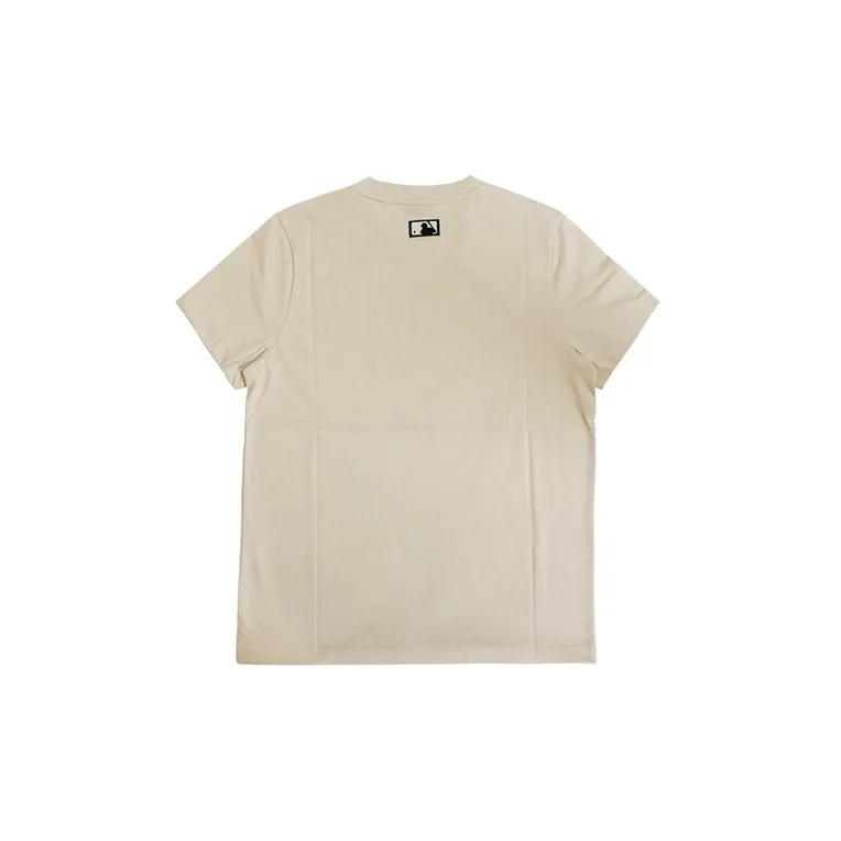 MLB New York Yankees T Shirts Unisex Beige-1