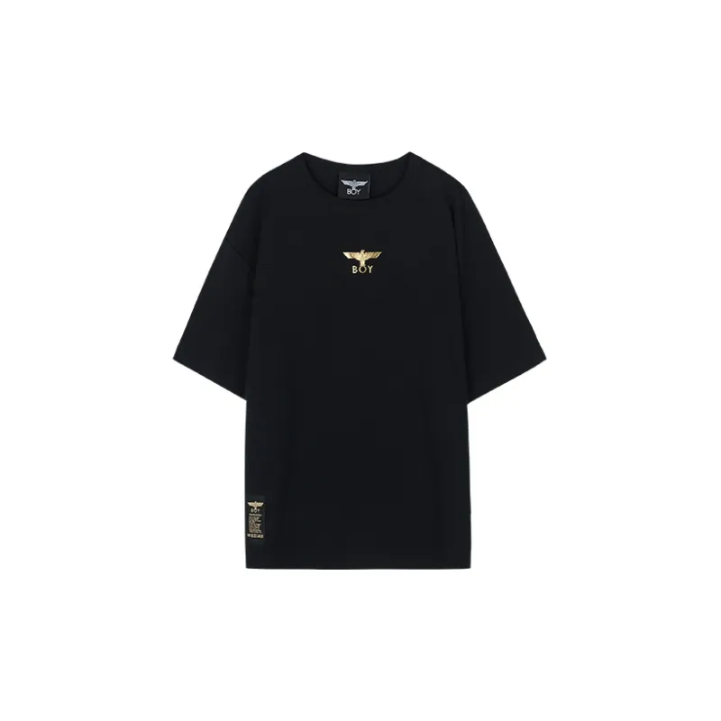 Boy London SS21 Crew Neck Loose Fit Heavyweight Short Sleeved T Shirt Unisex Black-1