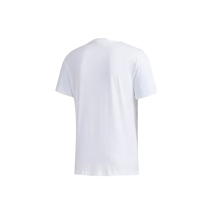 Adidas T Shirts Men White-1