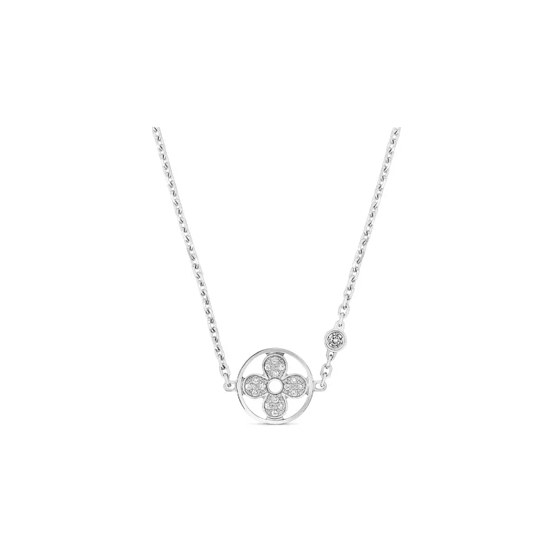 LOUIS VUITTON Idylle Blossom Pendant White Gold And Diamonds-0
