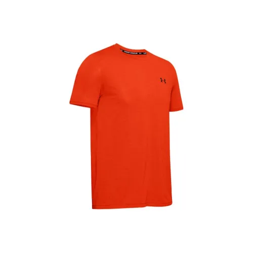 Under Armour T-Shirts Men Orange Red