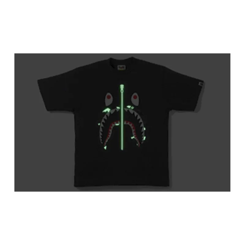 A BATHING APE Dot Camo Shark Tee-1