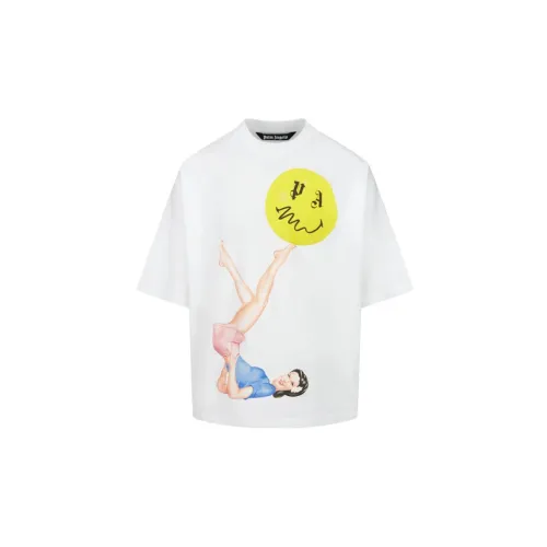 PALM ANGELS Pin Up Graphic Cotton T-shirt 