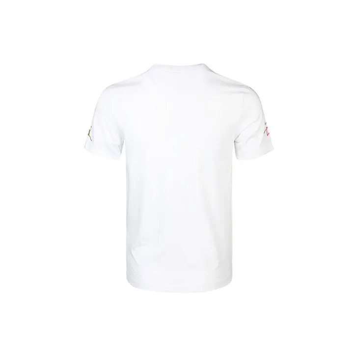 JORDAN T Shirts Men White/Metal Gold-1