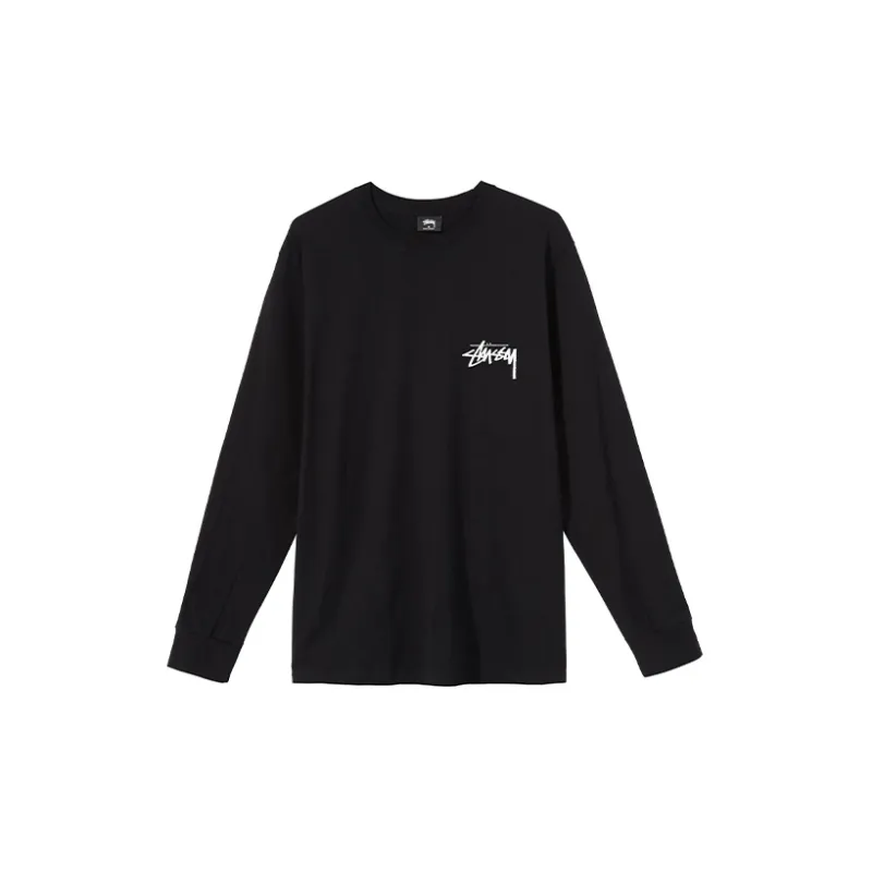 Stussy Spring Weeds Pigment Dyed Long Sleeve Tee-1