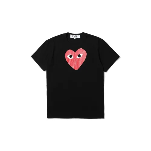 Comme des Garcons Play Red Heart T-shirt Black