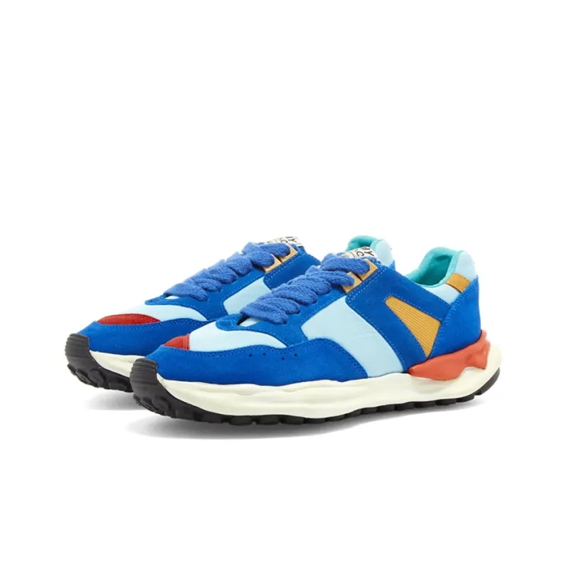 Nigel Cabourn x MIHARA YASUHIRO Cushioning Anti-Slip And Wear-Resistant Low-Top Sports Casual Shoes Men's Blue-1