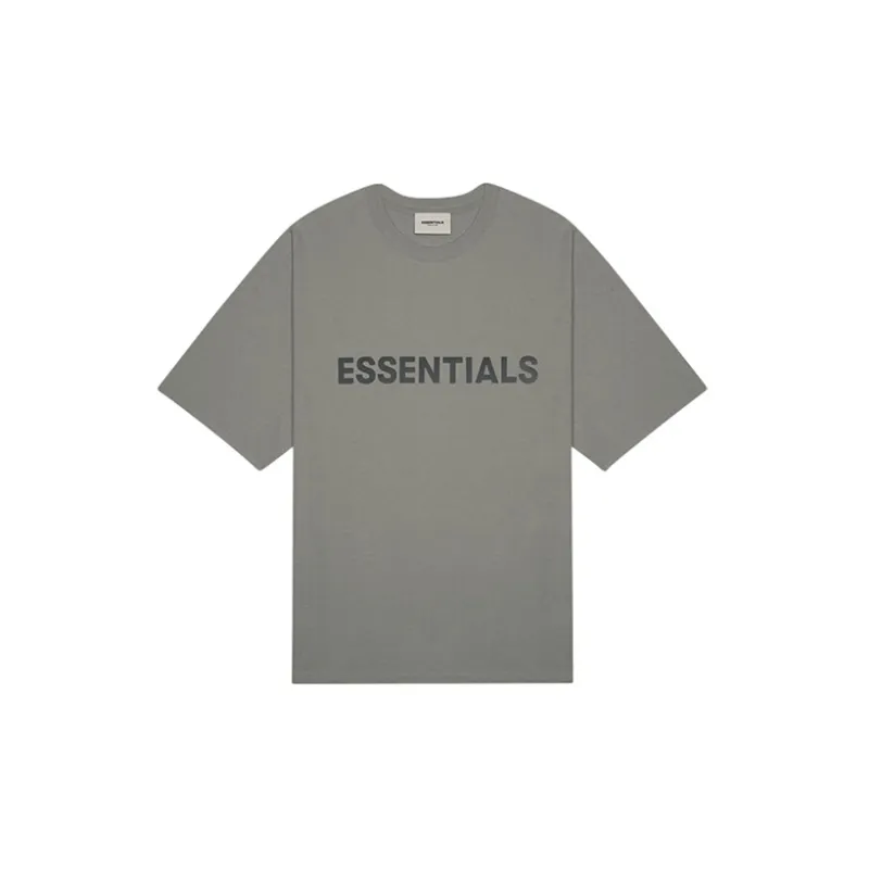Fear Of God Essentials 3D Silicon Applique Boxy T Shirt-0