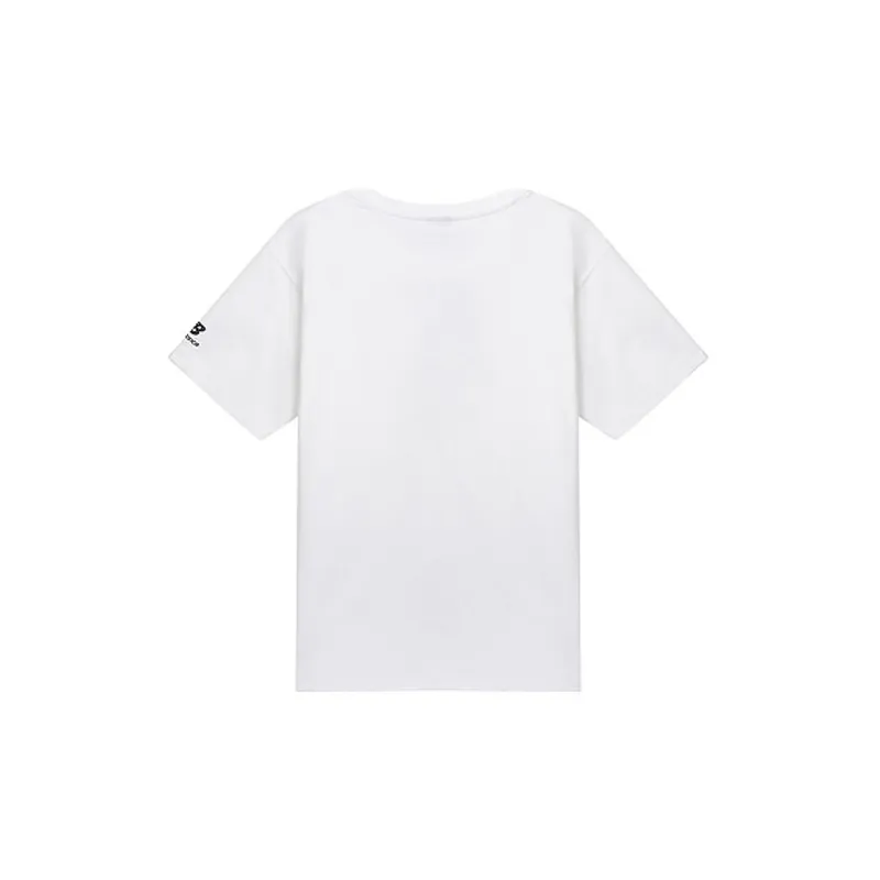New Balance T Shirts Unisex White-1