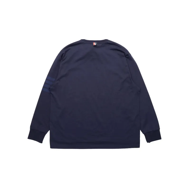 THOM BROWNE 4 Bar Crewneck T Shirt-1
