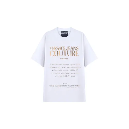 VERSACE JEANS COUTURE T-Shirts Men White