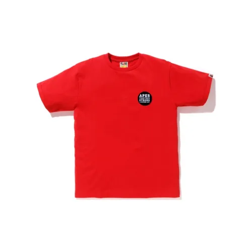 A BATHING APE T-Shirts Men Red