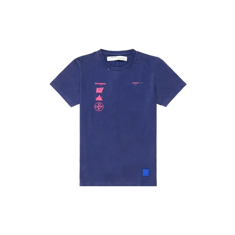 OFF WHITE FW19 T Shirt Men's Blue-1