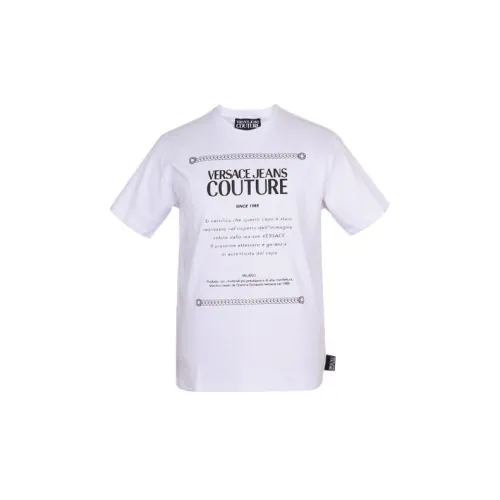 VERSACE JEANS COUTURE T-Shirts Men White