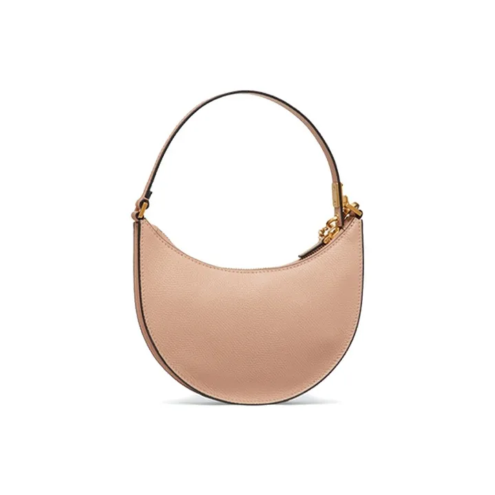 Valentino Vlogo Grain Calfskin HOBO Bag Shoulder Bag, Handbag Mini Women's Cinnamon Pink-2