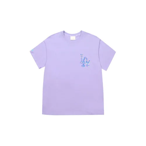 MLB Base Logo T-Shirts Unisex Purple