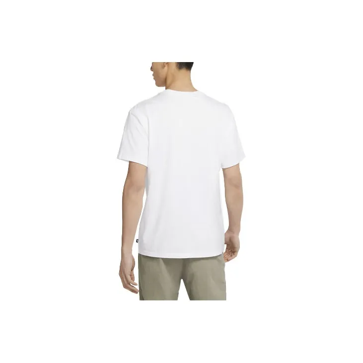 Nike T Shirts Men White-1