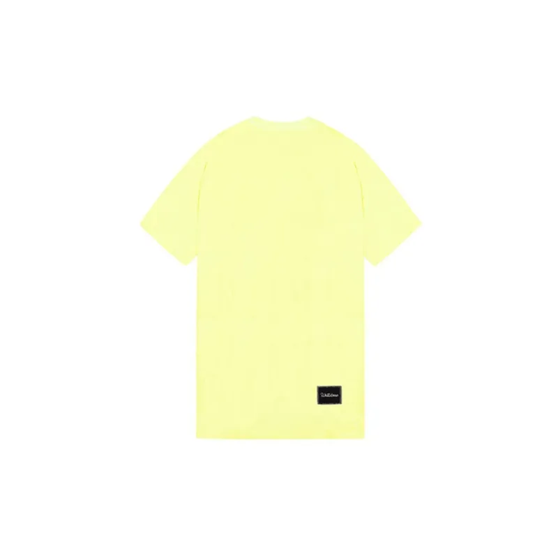 WE11DONE T Shirts Unisex Neon Yellow-1