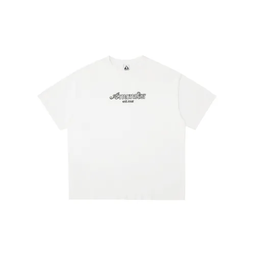 AMONSTER T-Shirts Unisex White