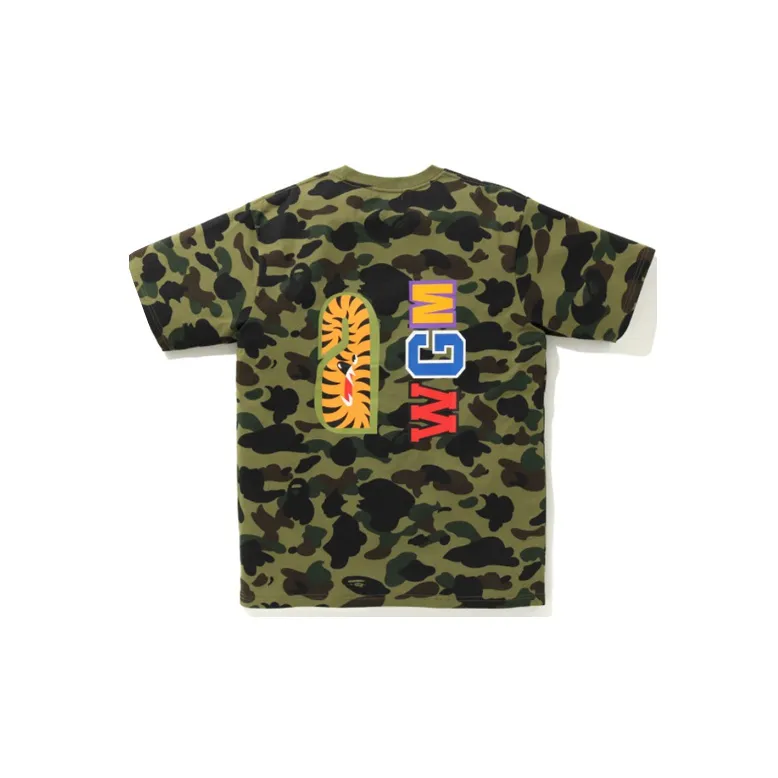 Bape 1st Camo Wgm Shark Tee-1