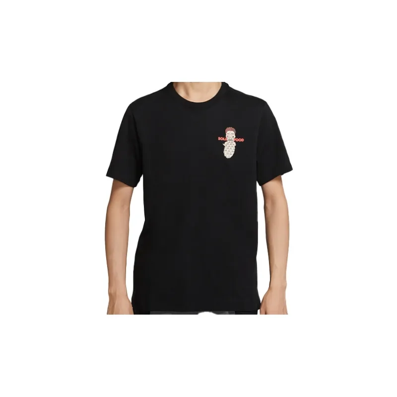Nike T Shirts Men Black-1