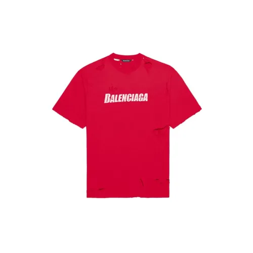 Balenciaga Caps Destroyed Flatground T-shirt 