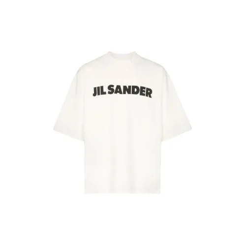 JIL SANDER SS21 Logo Printing Round-Neck T-Shirt White Men’s