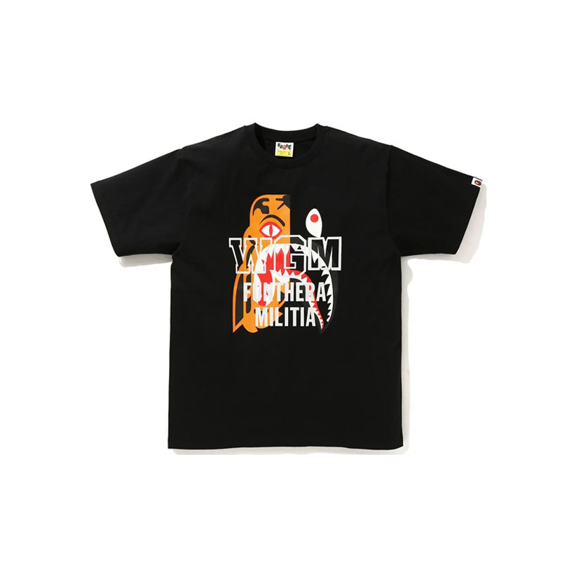 A BATHING APE Colors Shark T-Shirt Black XL - POIZON