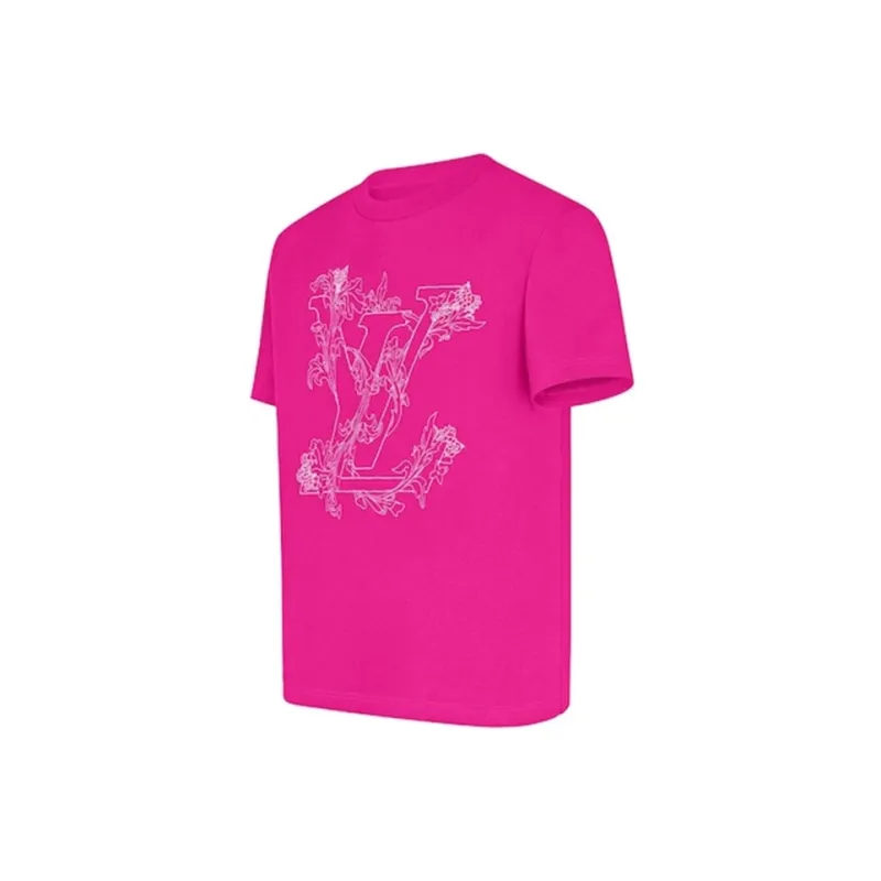 LOUIS VUITTON New Quarterly Products Of LV T Shirt Men's Red-2