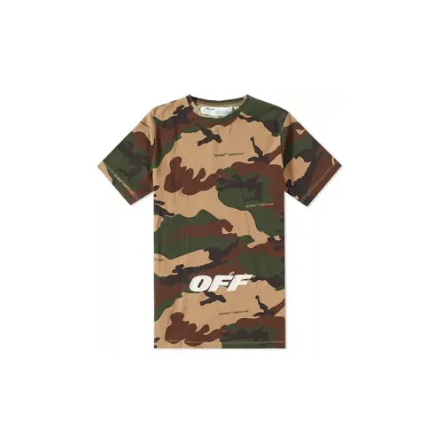 OFF-WHITE T-Shirts Unisex Camouflage