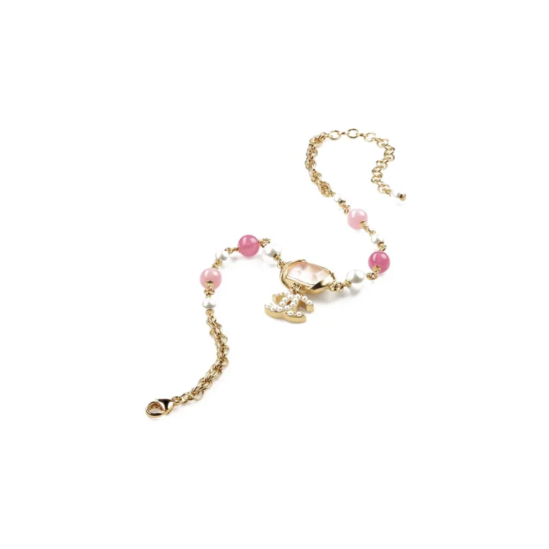 CHANEL Necklaces Women's Pink-1