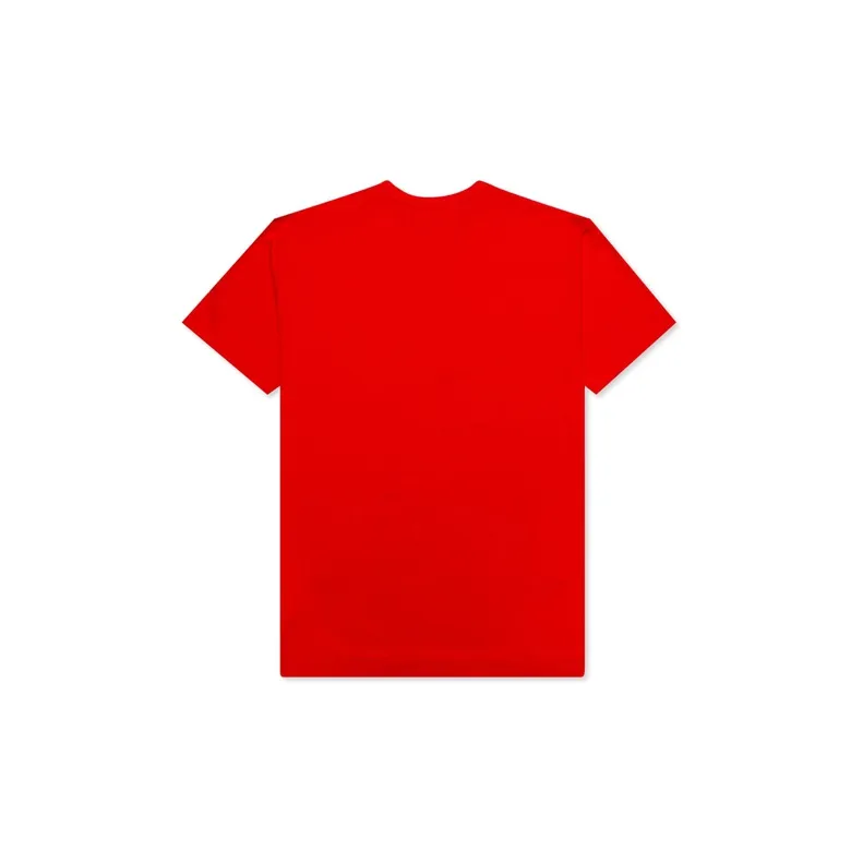 CDG Play Double Hearts T-shirt Red-1