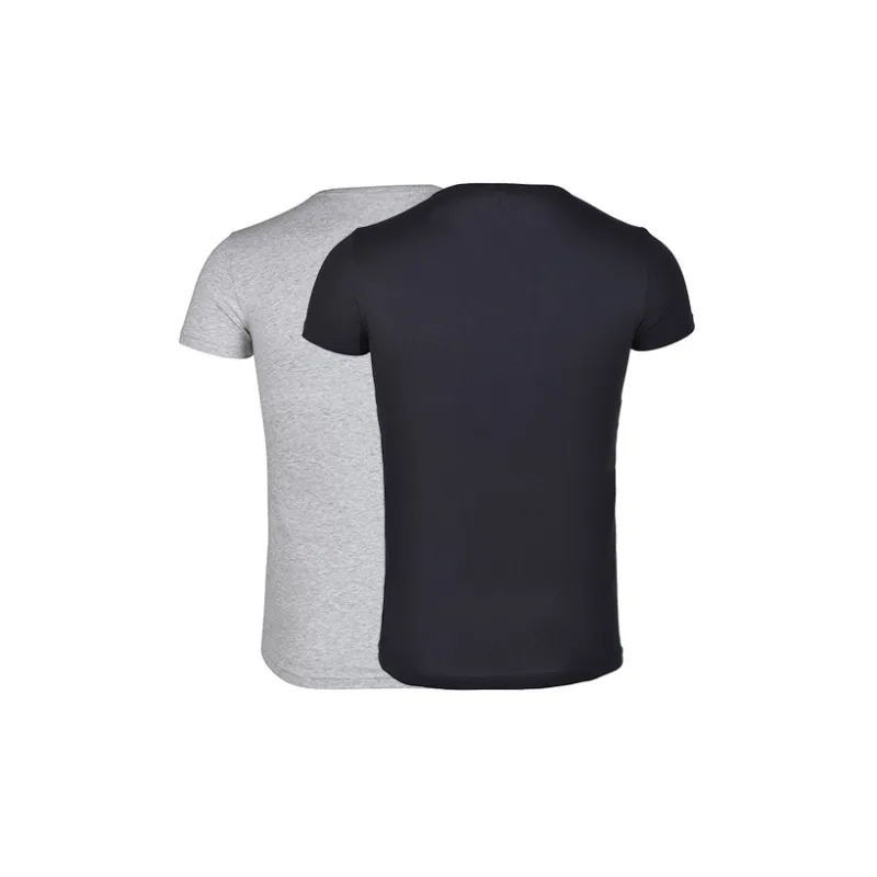ARMANI EXCHANGE T Shirts Men 2 Pack Black/Gray-1