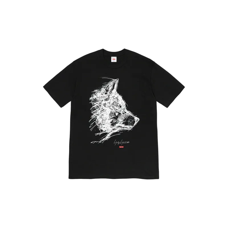 Supreme Yohji Yamamoto Scribble Wolf Tee - Cheap Rcj Jordan Outlet 