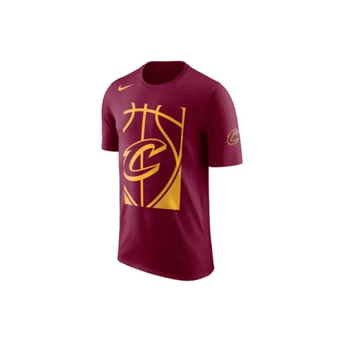 Nike T-Shirts Men Burgundy