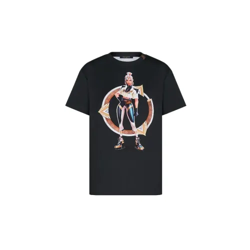 LOUIS VUITTON New Quarterly Products Of LV T-Shirts Women's Black