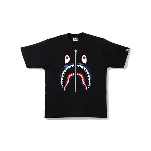 A BATHING APE Shark Series T-Shirts Unisex