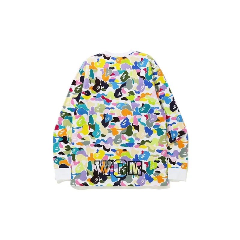 A BATHING APE Discharge College Hoop L/S Tee-1