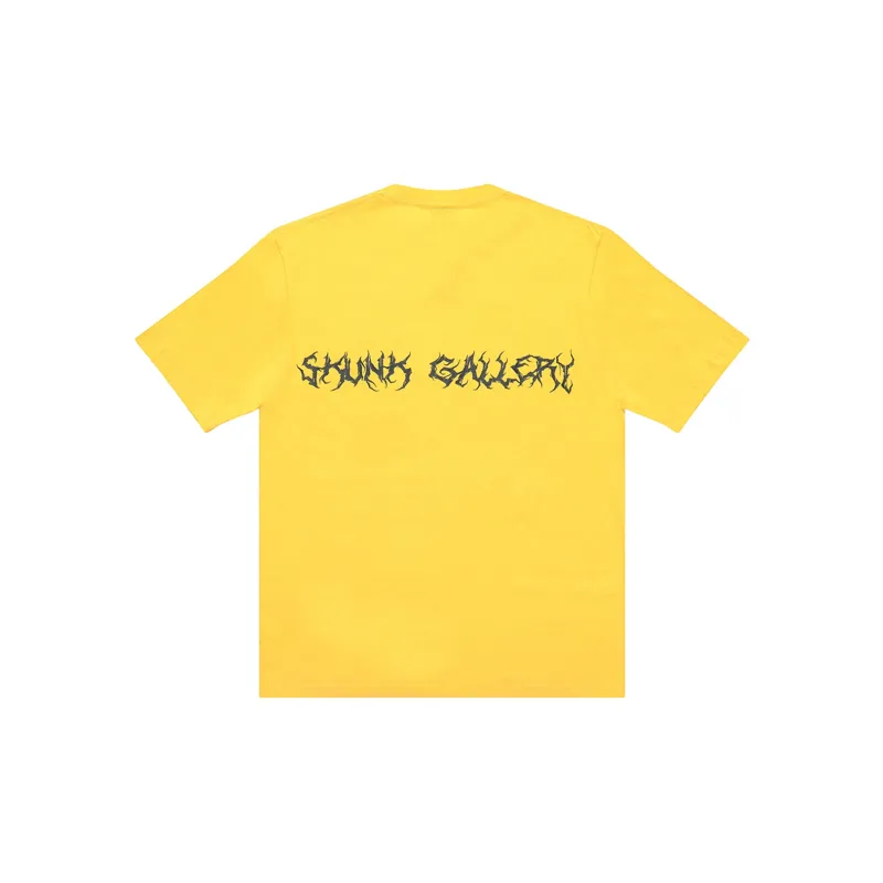 SKUNK GALLERY T Shirt Unisex Yellow-1