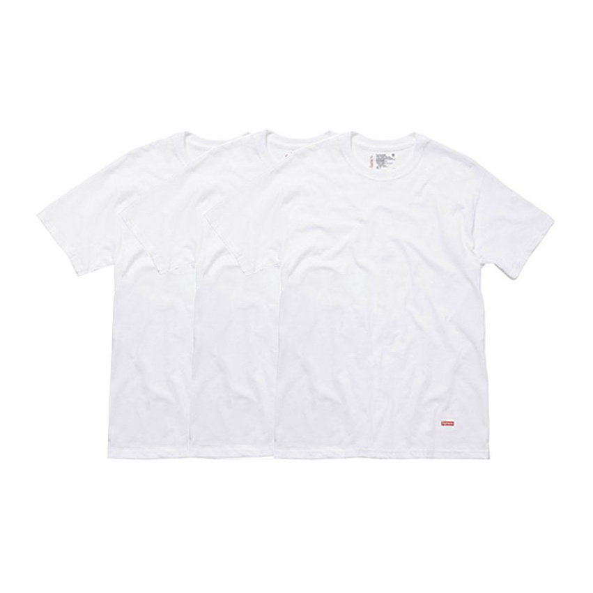 bebcdrshop trends supreme plain black t shirt POIZON