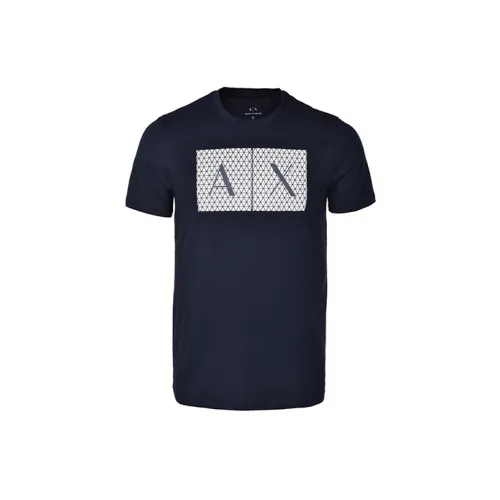 ARMANI EXCHANGE T-Shirts Men Navy Blue