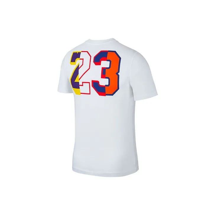 Jordan T Shirts Men White-1