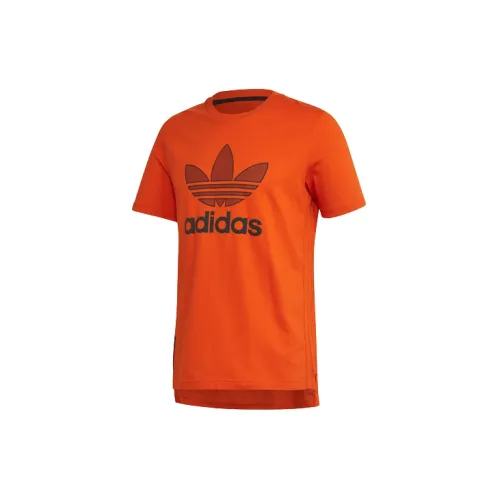 Adidas Originals Trefoil T-Shirts Men Academy Orange/Yellow