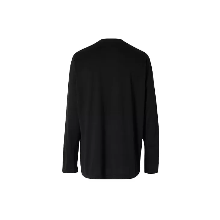 Burberry Logo Cotton Long Sleeve T Shirt-1